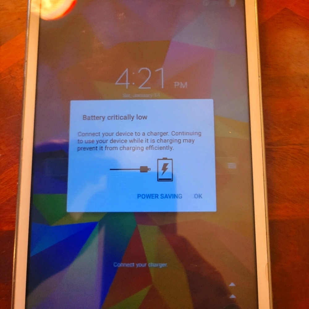 A a Galaxy Tab 4 works great I don't use it anymore